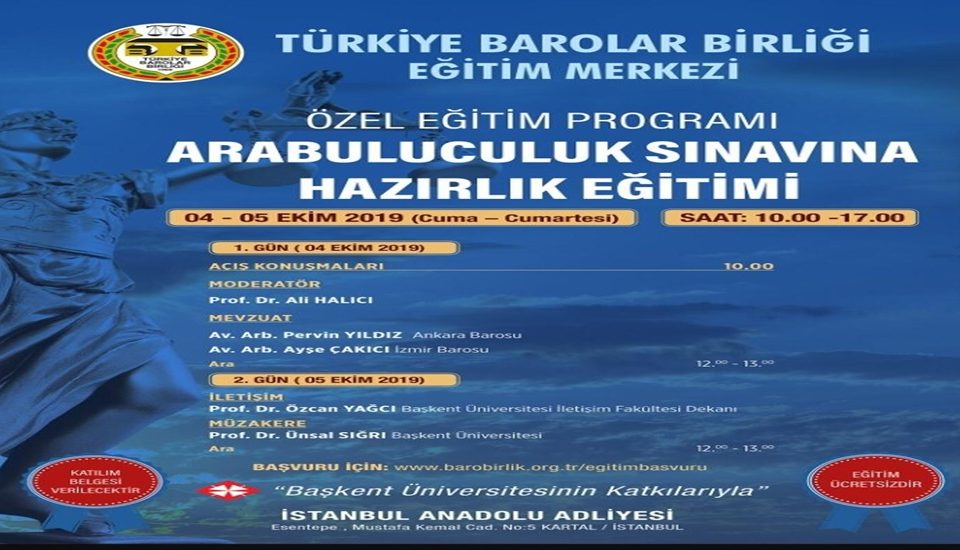 TBB Arabuluculuk Sınavına Hazırlık Eğitimi