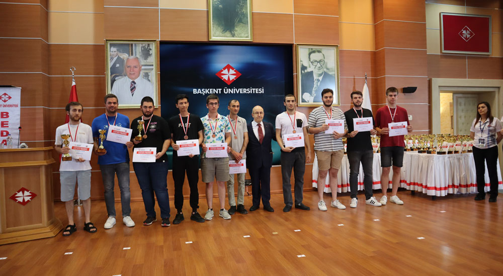 The awards of the 5th International Başkent University Open Chess Tournament have been presented.