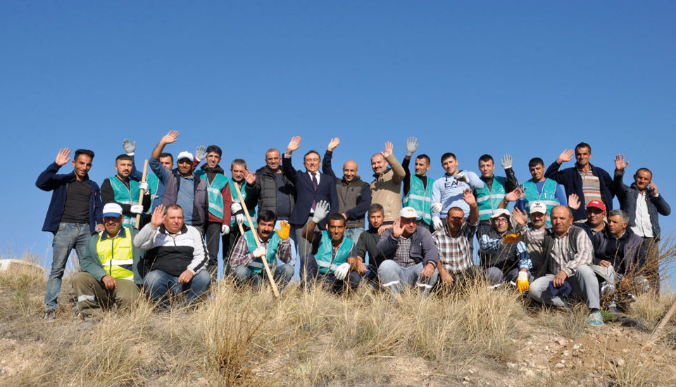 Mahkumlarımız 1150 Adet Fidan Dikti