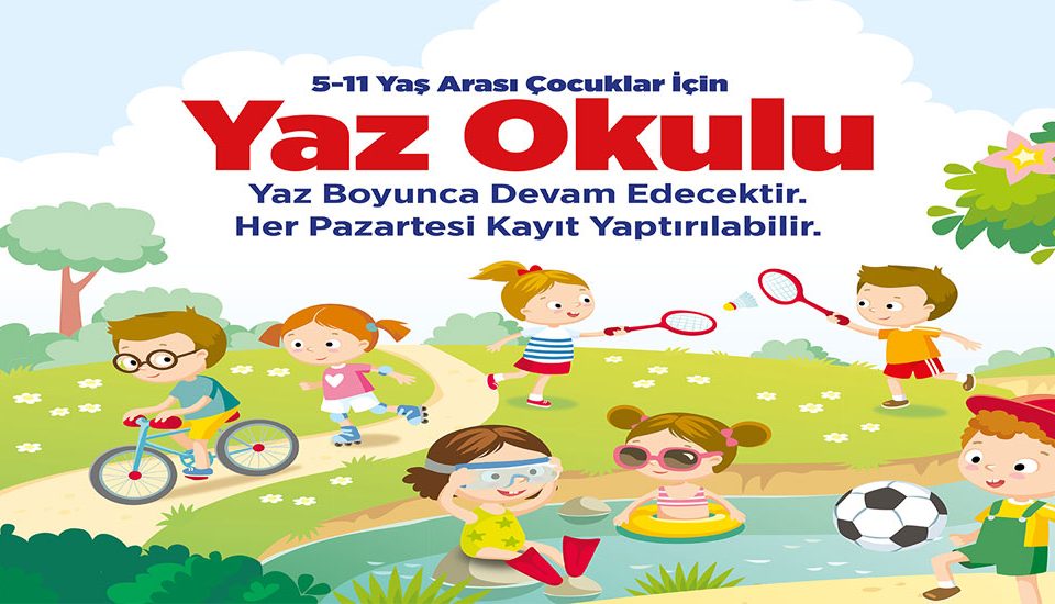 5-11 Yaş Çocuklar İçin Yaz Okulu Kayıtları Başladı !