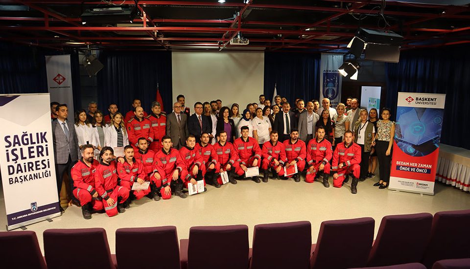 Ankara Büyükşehir Belediye Başkanlığı Sağlık Personeli Hizmet içi Teorik ve Uygulama Eğitimi Sertifika Töreni