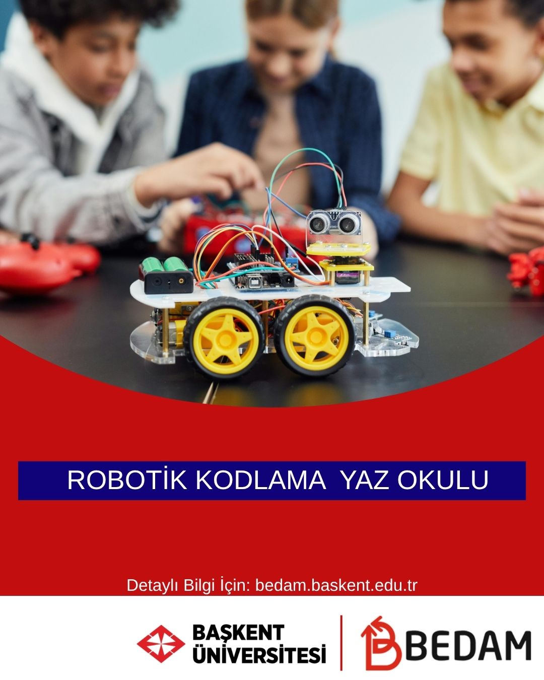 BEDAM Çocuklar İçin Robotik Kodlama Yaz Okulu (7 -10 Yaş)